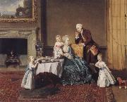 Johann Zoffany The visit in the lord Spain oil painting artist